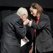 Andrzej Wajda, Agnieszka Grochowska. Fot. Zoom / Fundacja Kino 